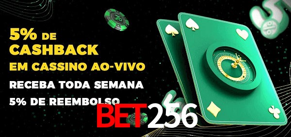 Promoções do cassino ao Vivo Bet256